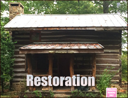 Historic Log Cabin Restoration  Fort Myer, Virginia